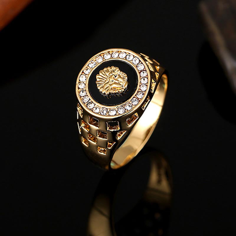 top ring fashion hip pop Head Medusa - jewelery-light