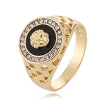 top ring fashion hip pop Head Medusa - jewelery-light