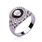 top ring fashion hip pop Head Medusa - jewelery-light
