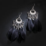 Multicolor Feather Earrings For Women - jewelery-light