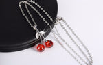 Cherry Pendant Necklaces for Women Genuine Silver Jewelry - jewelery-light