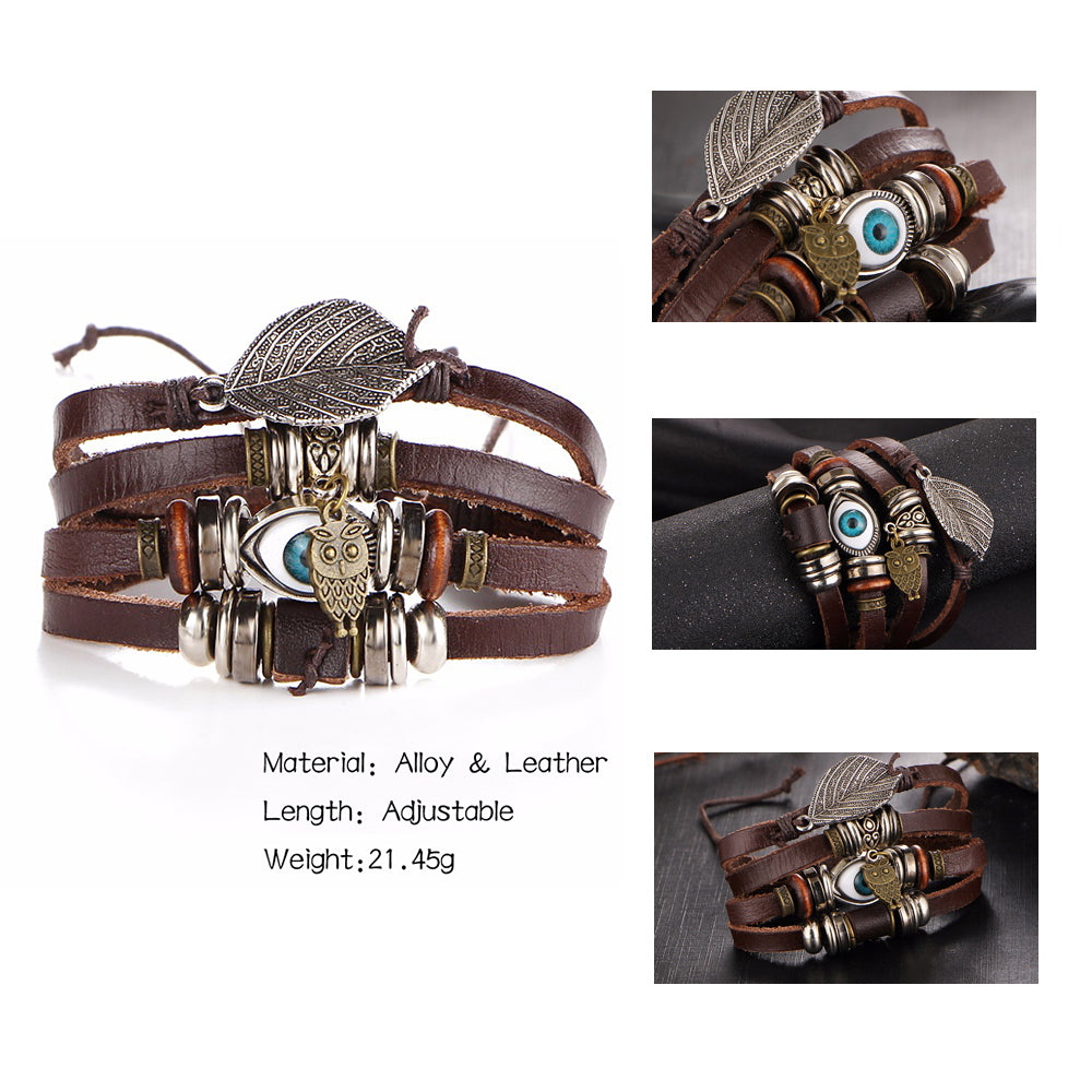 Turkish Eye Bracelets For Men Woman New Fashion - jewelery-light
