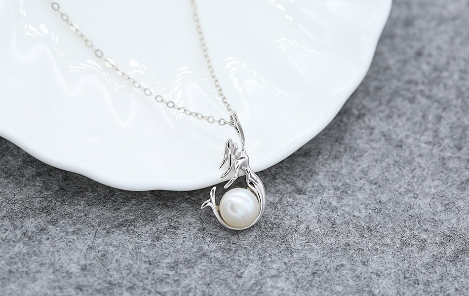 Pearls Unique Mermaid Pendants Fashion Female Jewelry - jewelery-light