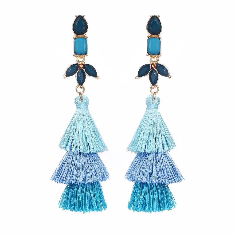 Fashion Long Tassel Earrings For Women  Jewelry 2018 - jewelery-light