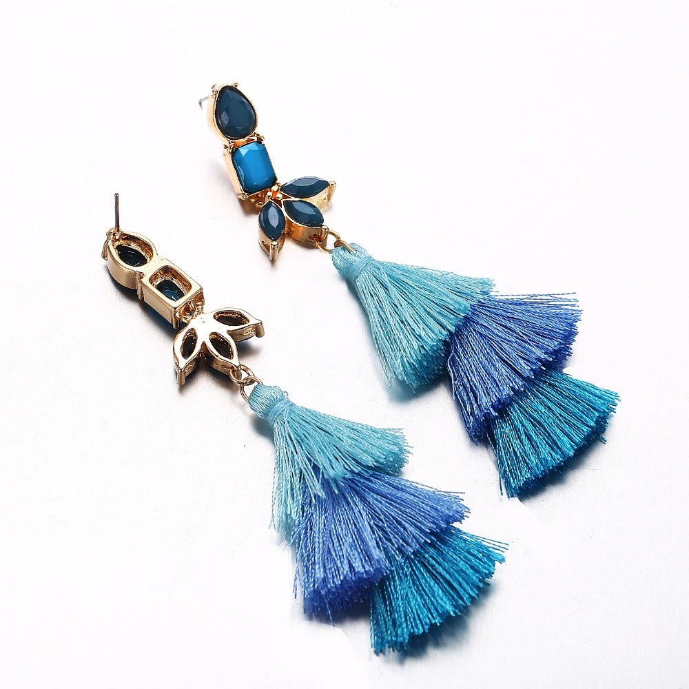 Fashion Long Tassel Earrings For Women  Jewelry 2018 - jewelery-light