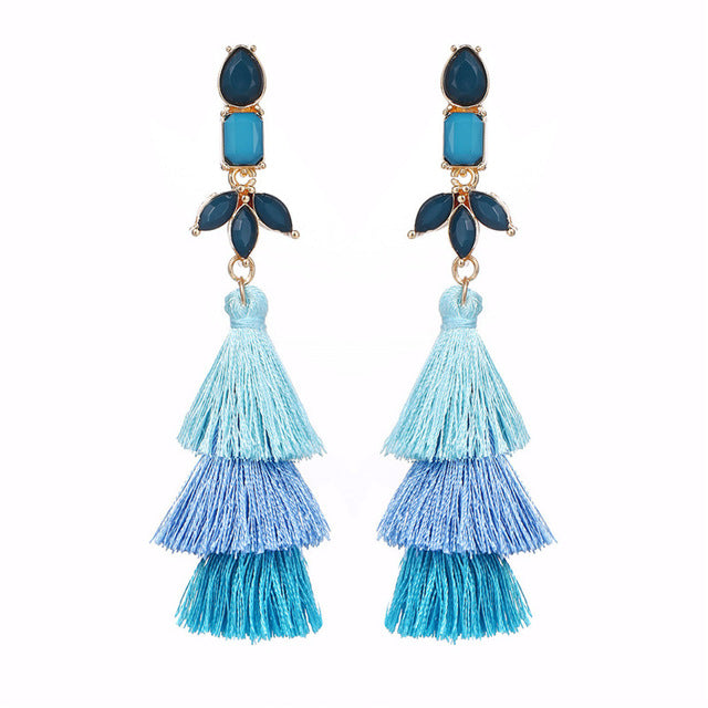 Fashion Long Tassel Earrings For Women  Jewelry 2018 - jewelery-light